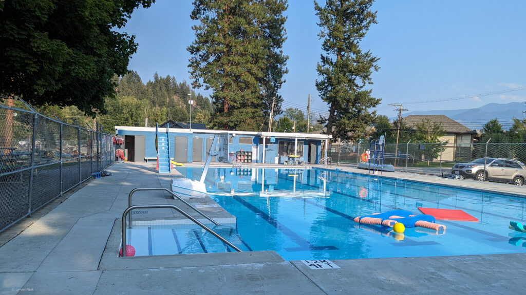 White Valley Recreation Swimming Pool located in Lumby Park